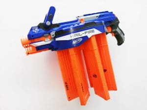 Test Nerf Elite Hail-Fire - Pistolet Nerf