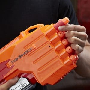 60pcs 9.5cm Mousse Fléchettes Recharge Balle pour Nerf N-Strike Mega Elite  Blasters Pistolet Jouet (60pcs Rouge)