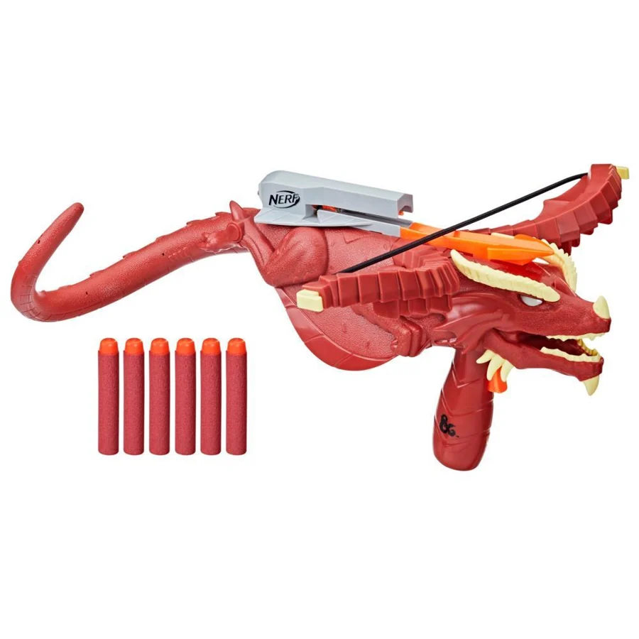 Arbalète Nerf Dungeons & Dragons Themberchaud avec six fléchettes Elite